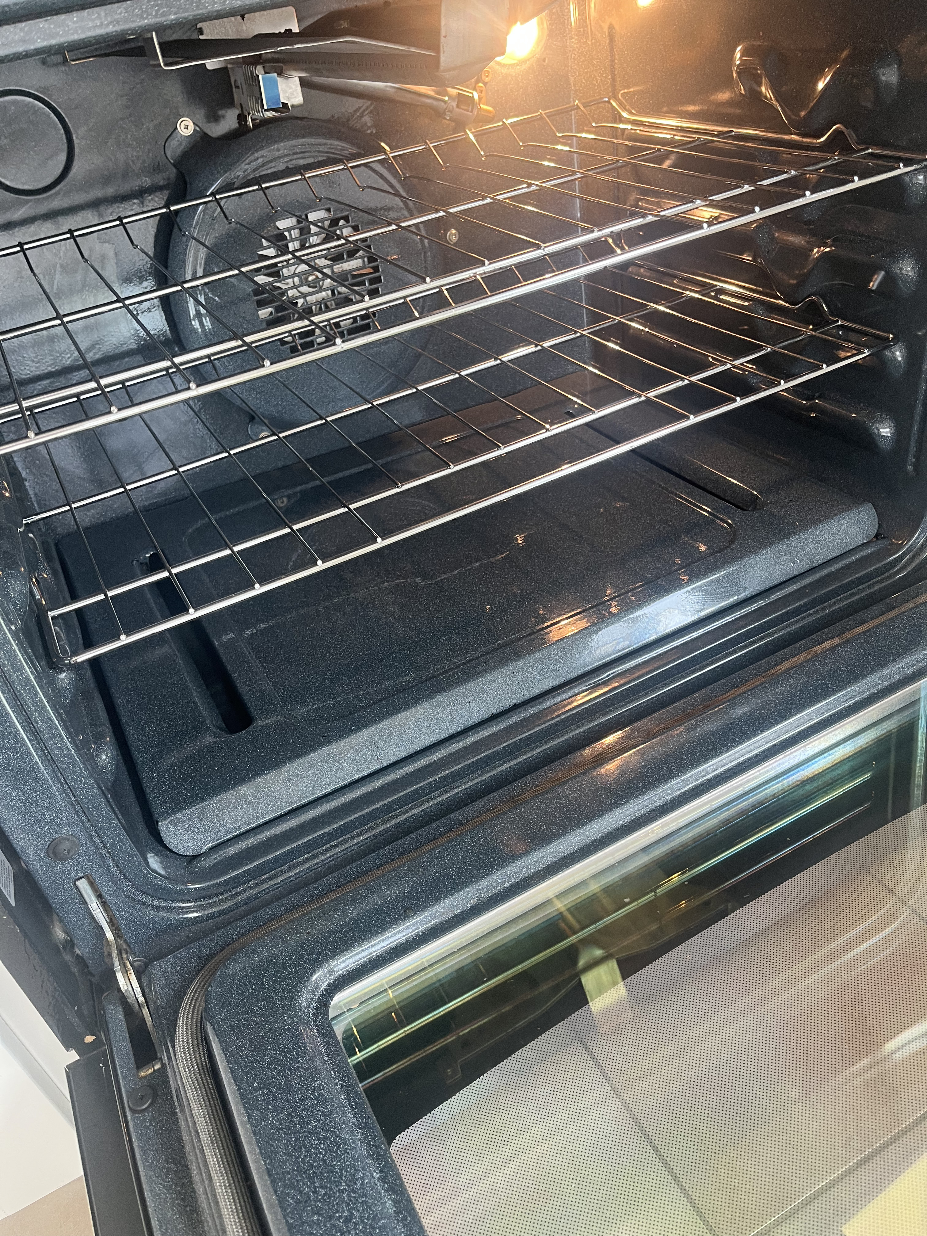 After: kitchen cleaned